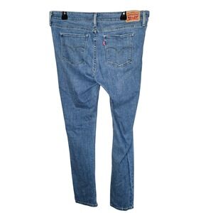 Levi's 711 Skinny Jeans Womens 33 Medium Wash Mid Rise Stretch Denim Pants